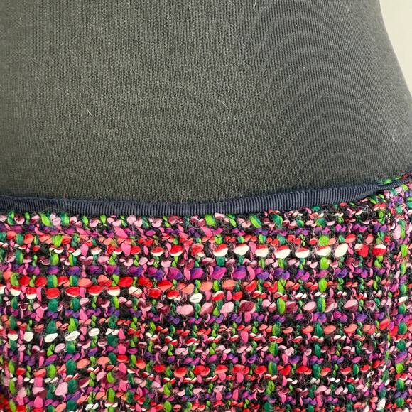 Talbots pink tweed pencil skirt - tulip - colorful - midi - Christmas - size M - Picture 2 of 8
